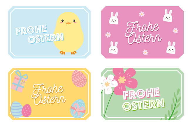 Geschenkanhänger Ostern Ausdrucken Kostenlos: Geschenkanhänger Zu Ostern Voralge- Digitaler Download — Leandra Sarina
